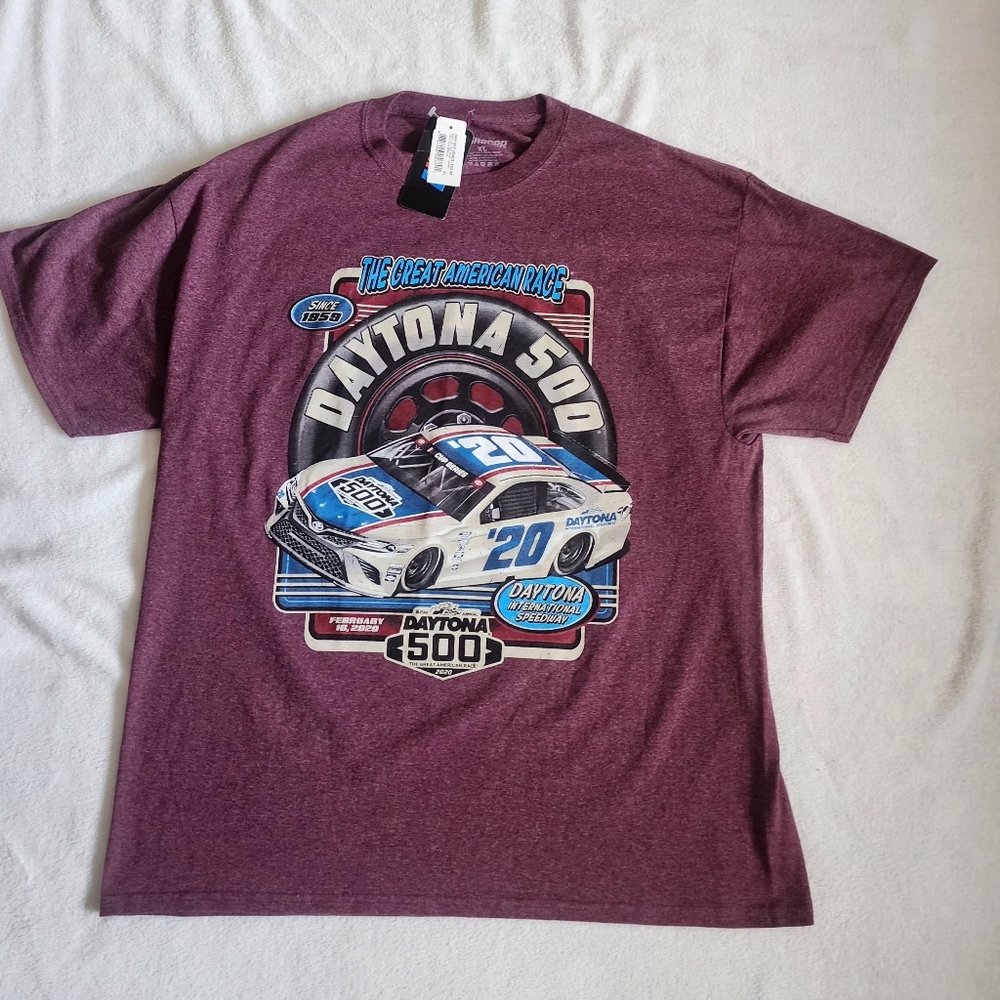 Nascar 2020 Daytona 500 Past Winners  Graphic Tee Shirt NWT
